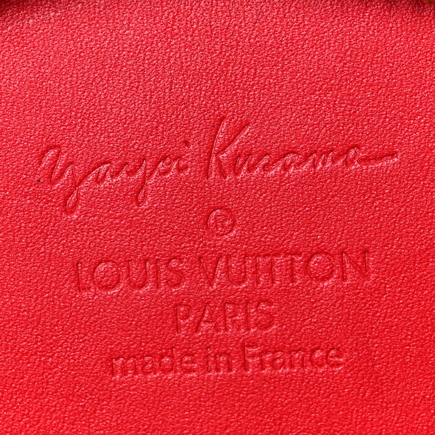 Louis Vuitton Vernis Kusama Infinity Dots Chapeau Coin Purse Red 6 of 6
