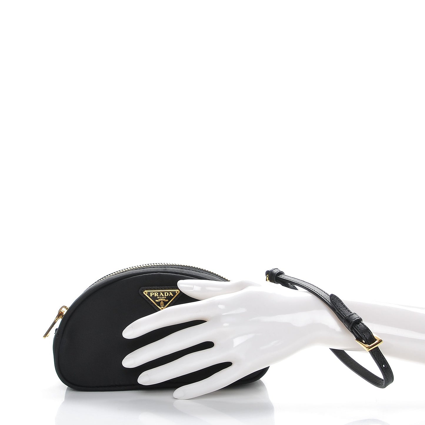 Tessuto Nylon Wristlet Nero Black