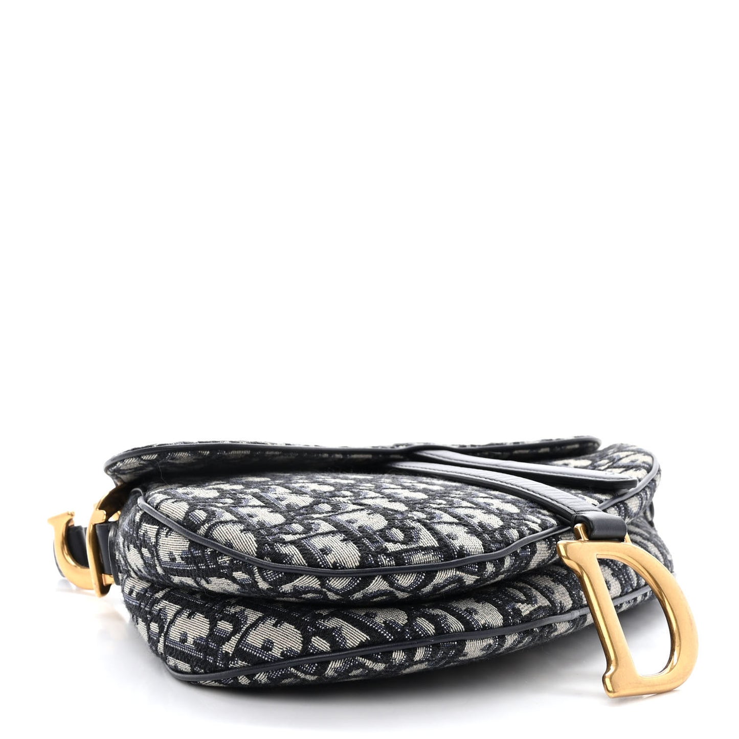 Oblique Saddle Bag Blue