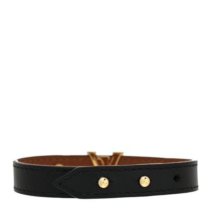 Louis Vuitton Calfskin Iconic Bracelet Black 3 of 6
