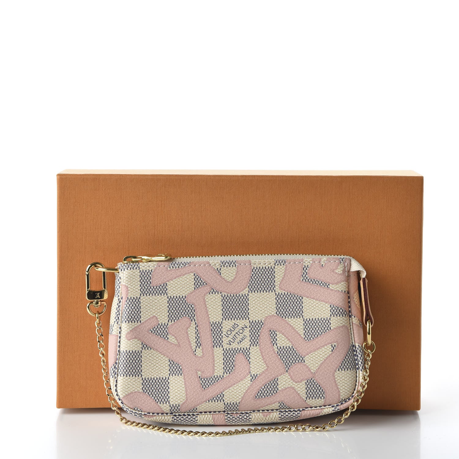 Louis Vuitton Damier Azur Tahitienne Mini Pochette Accessories 20 of 22