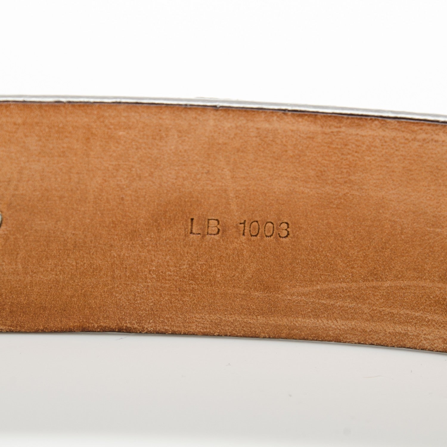 Louis Vuitton Monogram Ceinture Belt Silver Buckle 80 32 5 of 9