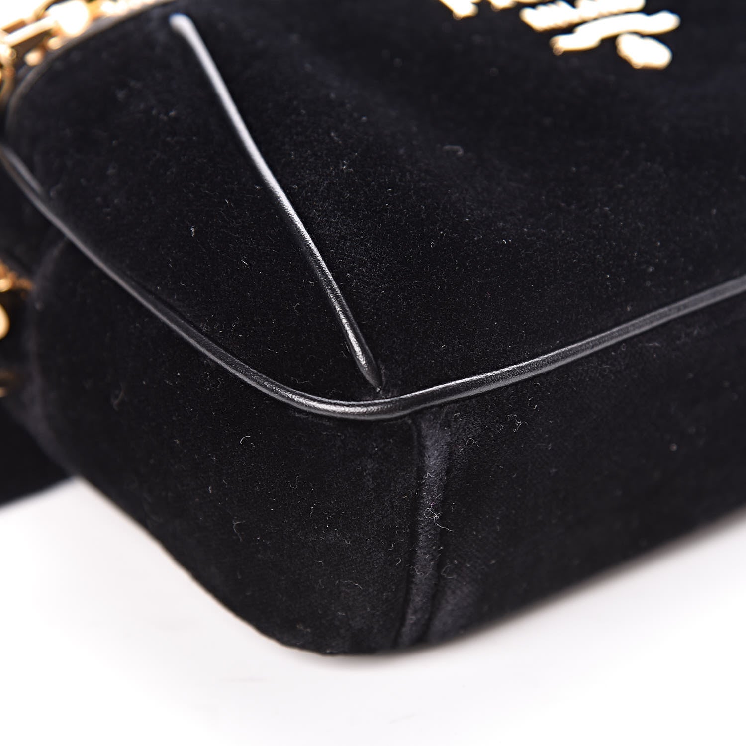 Prada Velluto Belt Bag Black 8 of 9