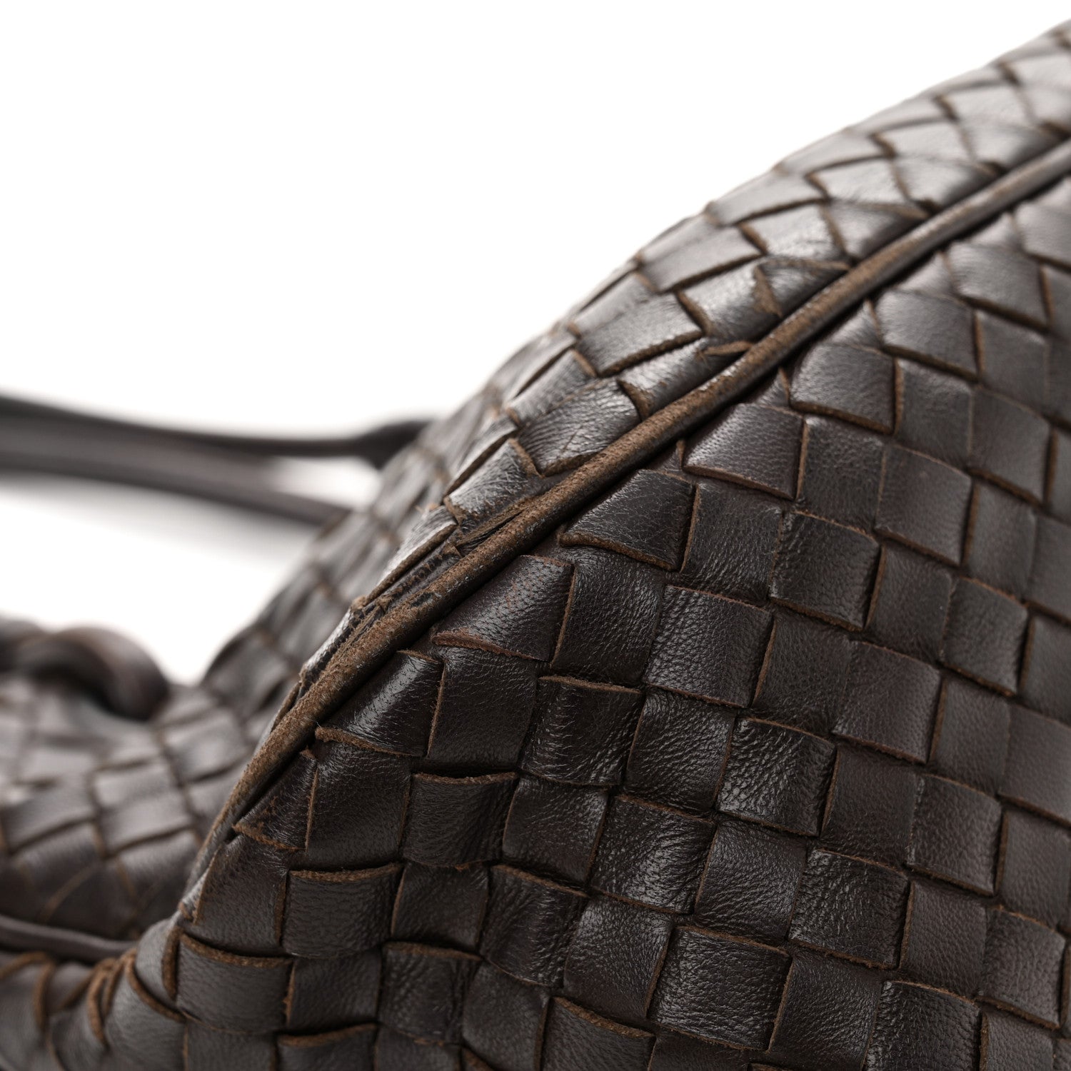 Bottega Veneta Nappa Intrecciato Woven Tote Ebano 11 of 14