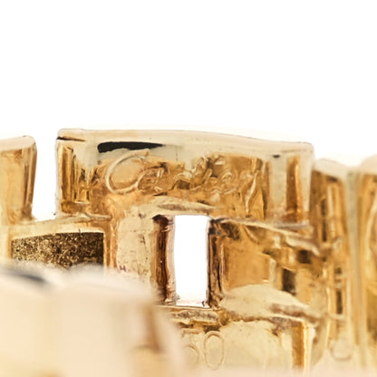 Cartier 18K Yellow Gold Panthere Maillon Earrings 4 of 6