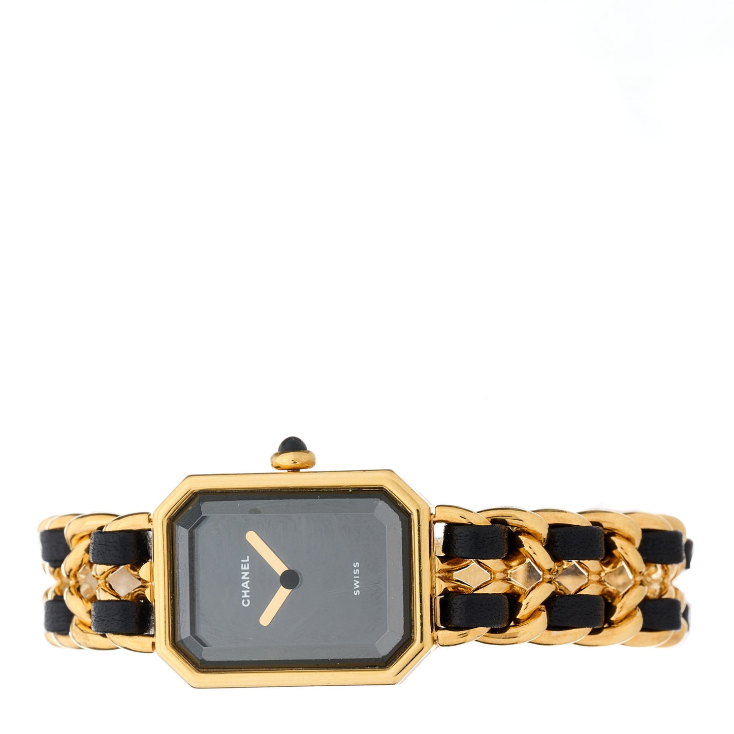 Stainless Steel Lambskin 20mm Chain Premiere Quartz Watch Gold M