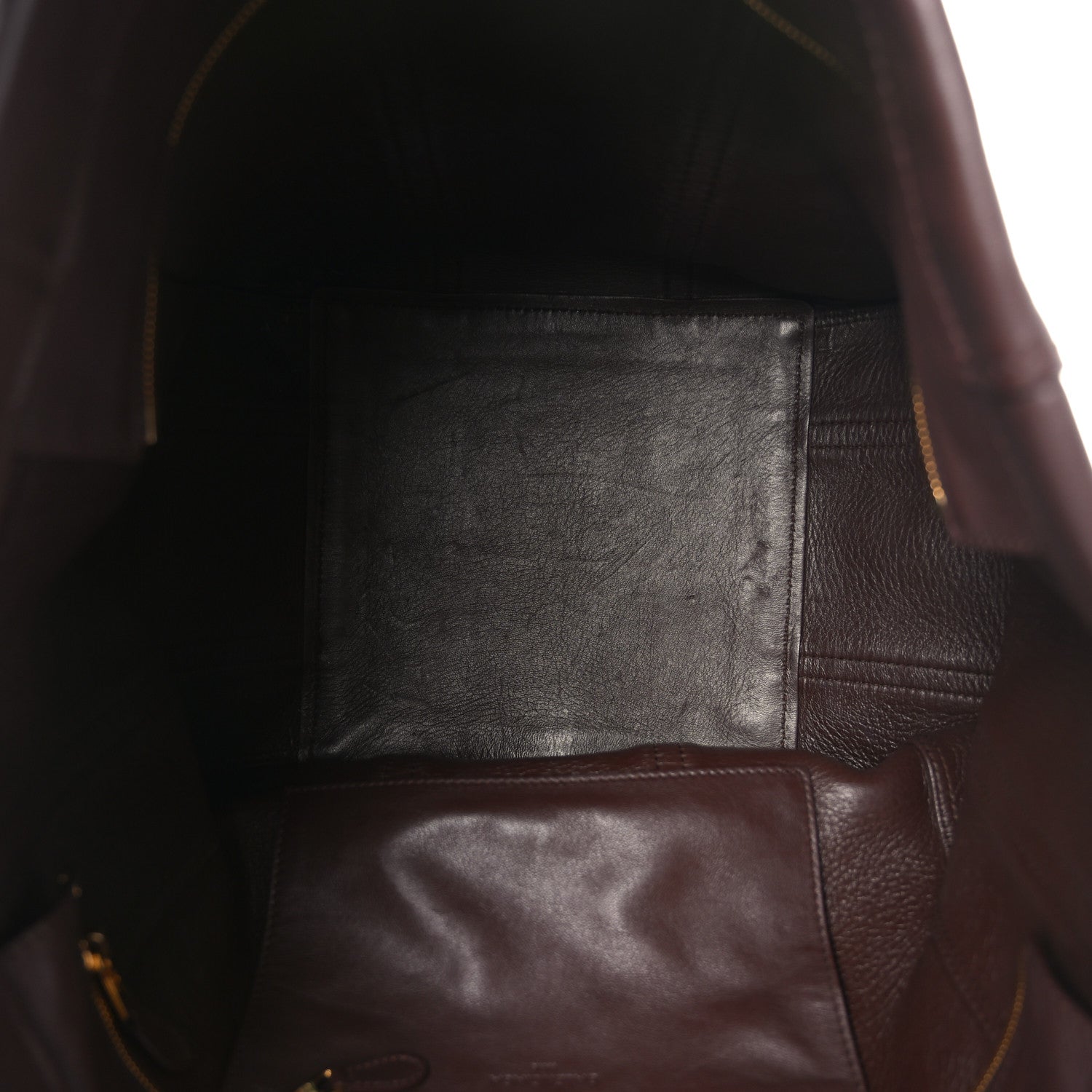 Balenciaga Calfskin Large Laundry Cabas Tote Marron Chocolate 5 of 9