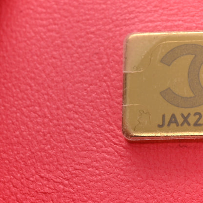 Chanel Lambskin Quilted CC In Love Heart Bag Pink 7 of 10