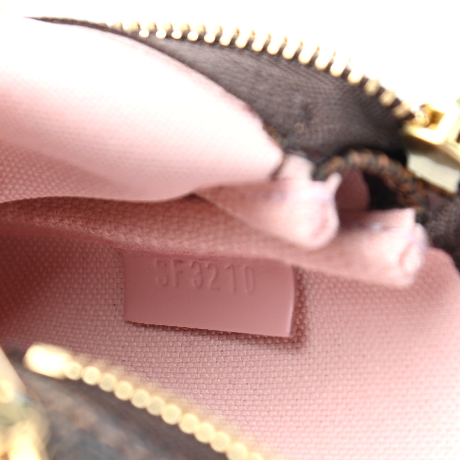Louis Vuitton Damier Ebene 2020 Christmas Animation Big Wheel Mini Pochette Accessories Rose Ballerine 6 of 7
