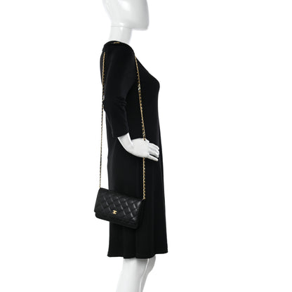 Chanel Caviar Quilted Wallet on Chain WOC Black 2 of 11