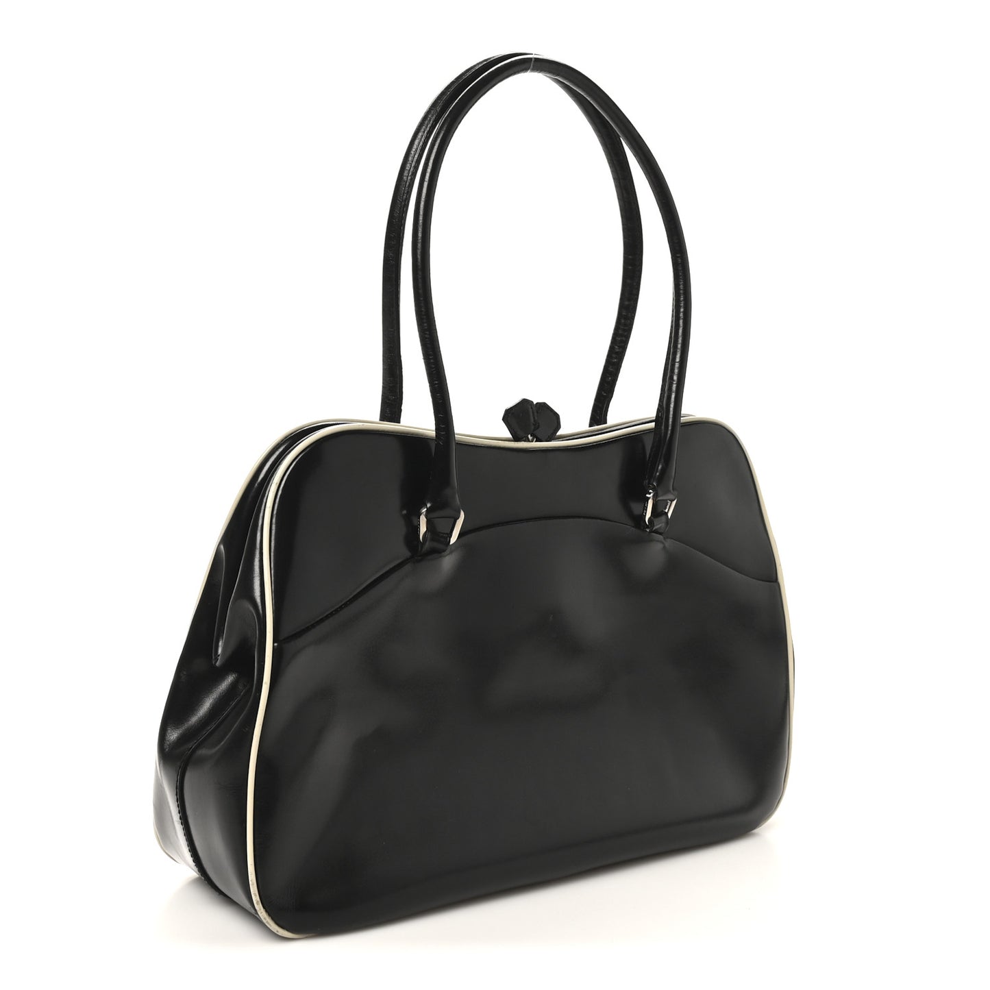 Spazzolato Doctor Bag Black White