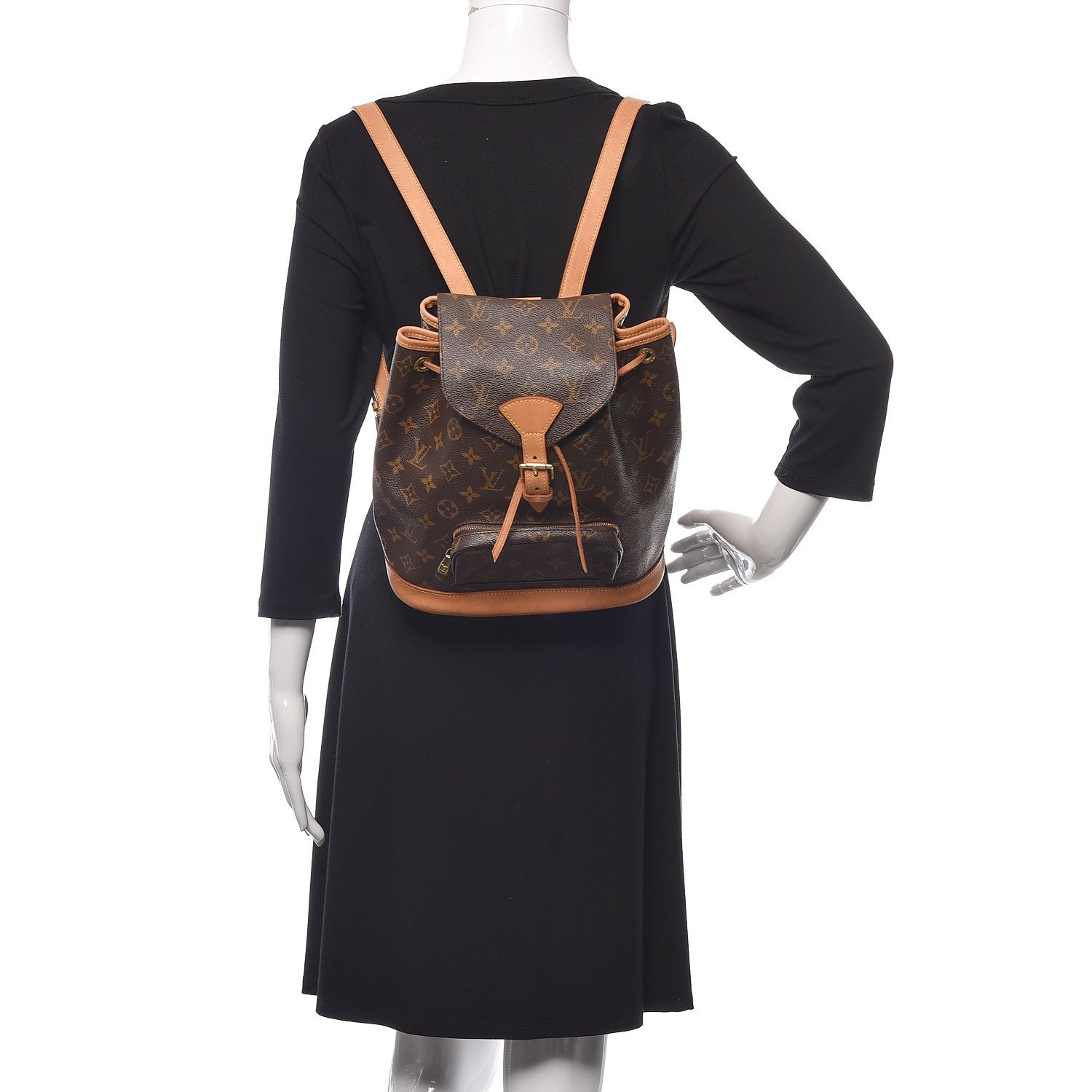 Louis Vuitton Monogram Montsouris MM Backpack 2 of 11