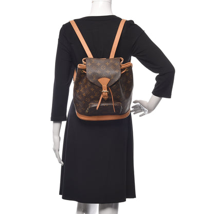 Louis Vuitton Monogram Montsouris MM Backpack 2 of 11