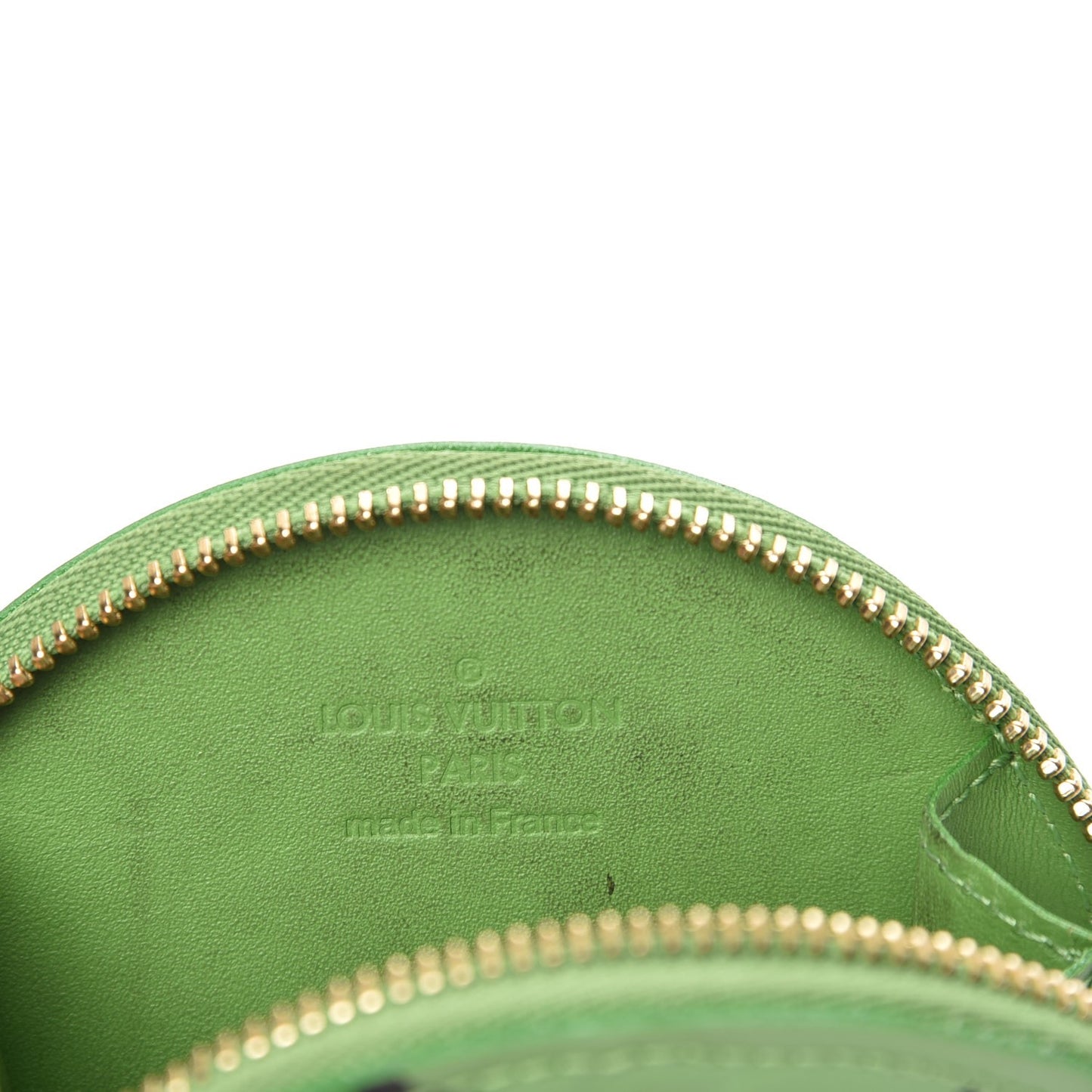 Vernis Roses Chapeau Coin Purse Vert Tonic