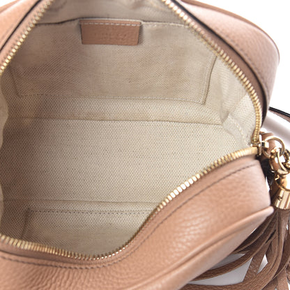 Gucci Pebbled Calfskin Small Soho Disco Bag Rose Beige 5 of 9