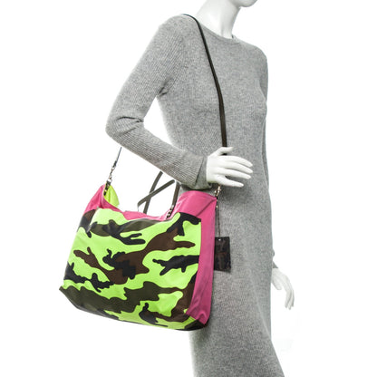 Valentino Garavani Nylon Camo Rockstud Foulard Tote Multicolor 2 of 7