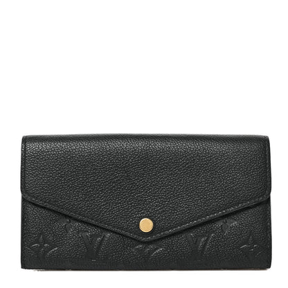 Louis Vuitton Empreinte Sarah Wallet NM Black 1 of 6