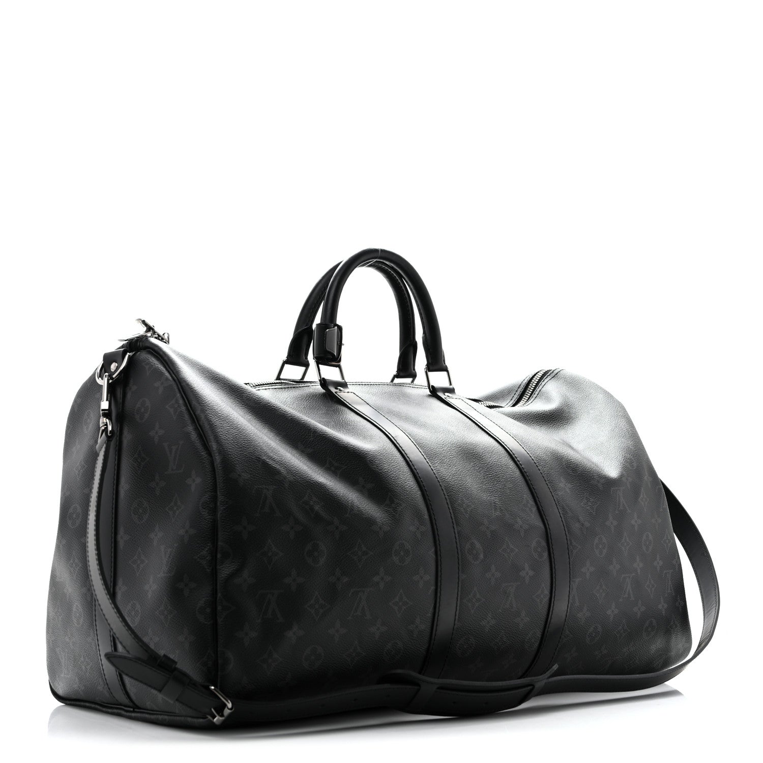 Louis Vuitton Monogram Eclipse Keepall Bandouliere 55 2 of 10