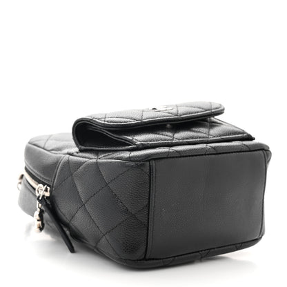 Chanel Caviar Quilted CC Mini Classic Backpack Black 4 of 11