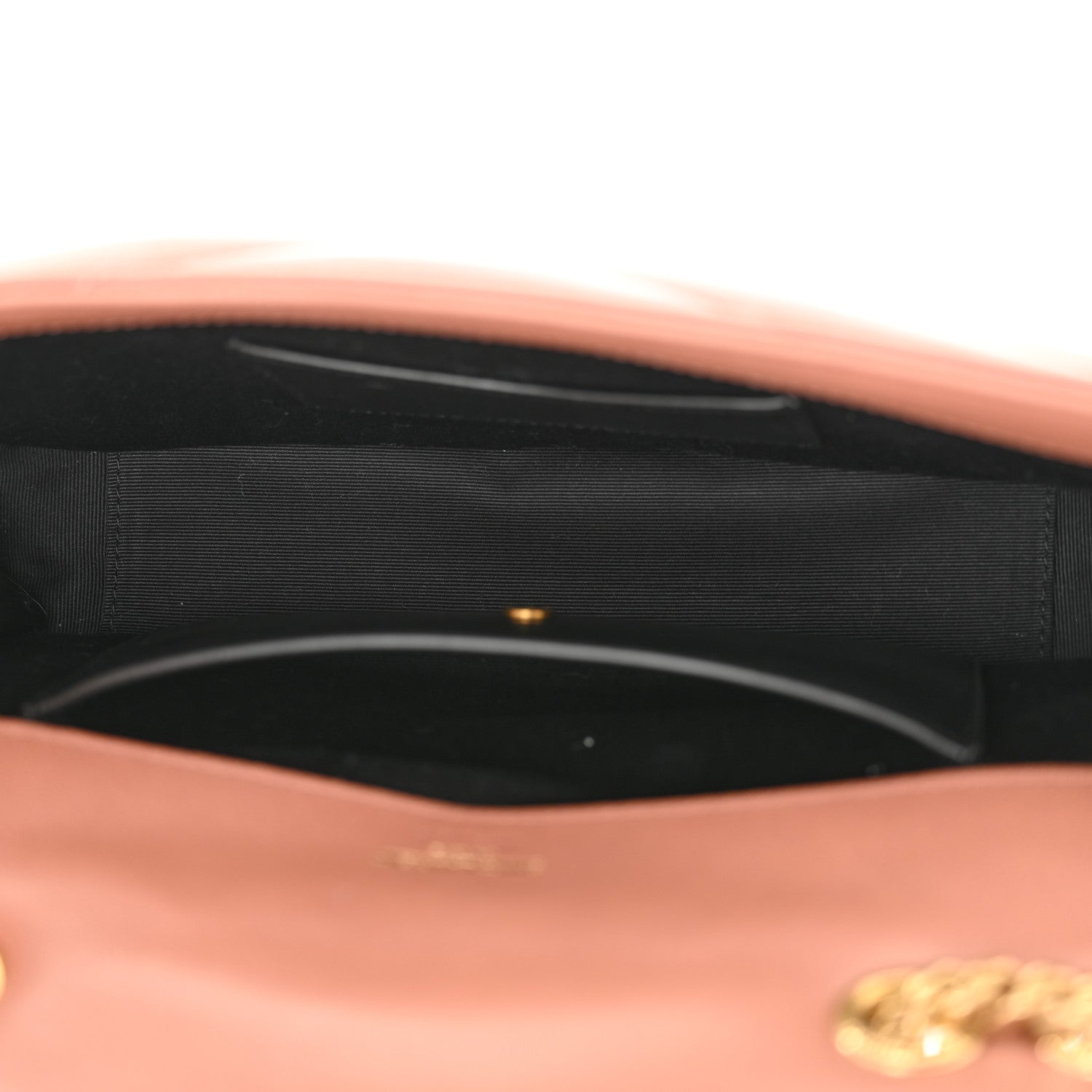 Saint Laurent Lambskin Chevron Quilted Small Loulou Hortensia 6 of 13
