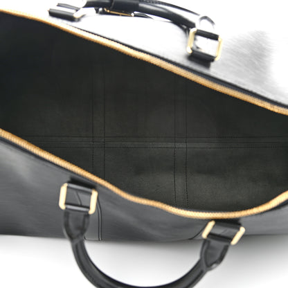 Louis Vuitton Epi Keepall 50 Black 5 of 10