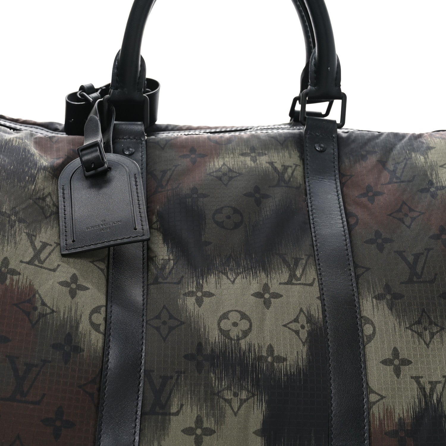 Louis Vuitton Nylon Monogram Camouflage Keepall Bandouliere 50 Kaki 6 of 8