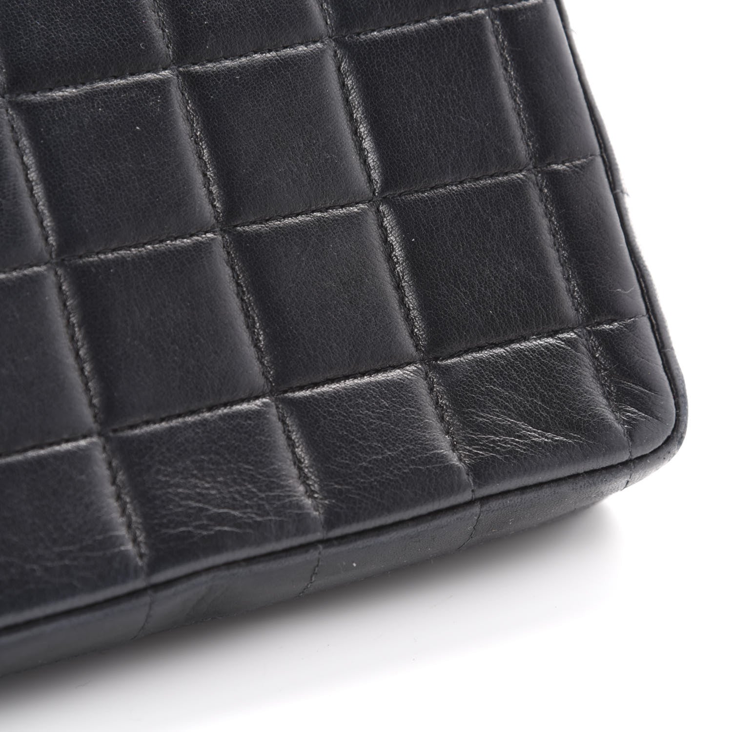 Chanel Lambskin East West Chocolate Bar Flap Black 8 of 12