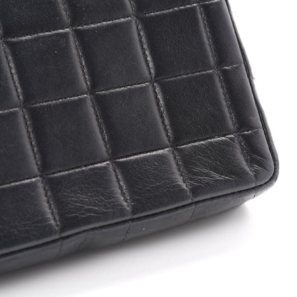 Chanel Lambskin East West Chocolate Bar Flap Black 8 of 12