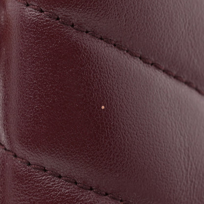 Saint Laurent Calfskin Y Quilted Monogram Toy Loulou Monogram Crossbody Bag Rouge Legion 14 of 14