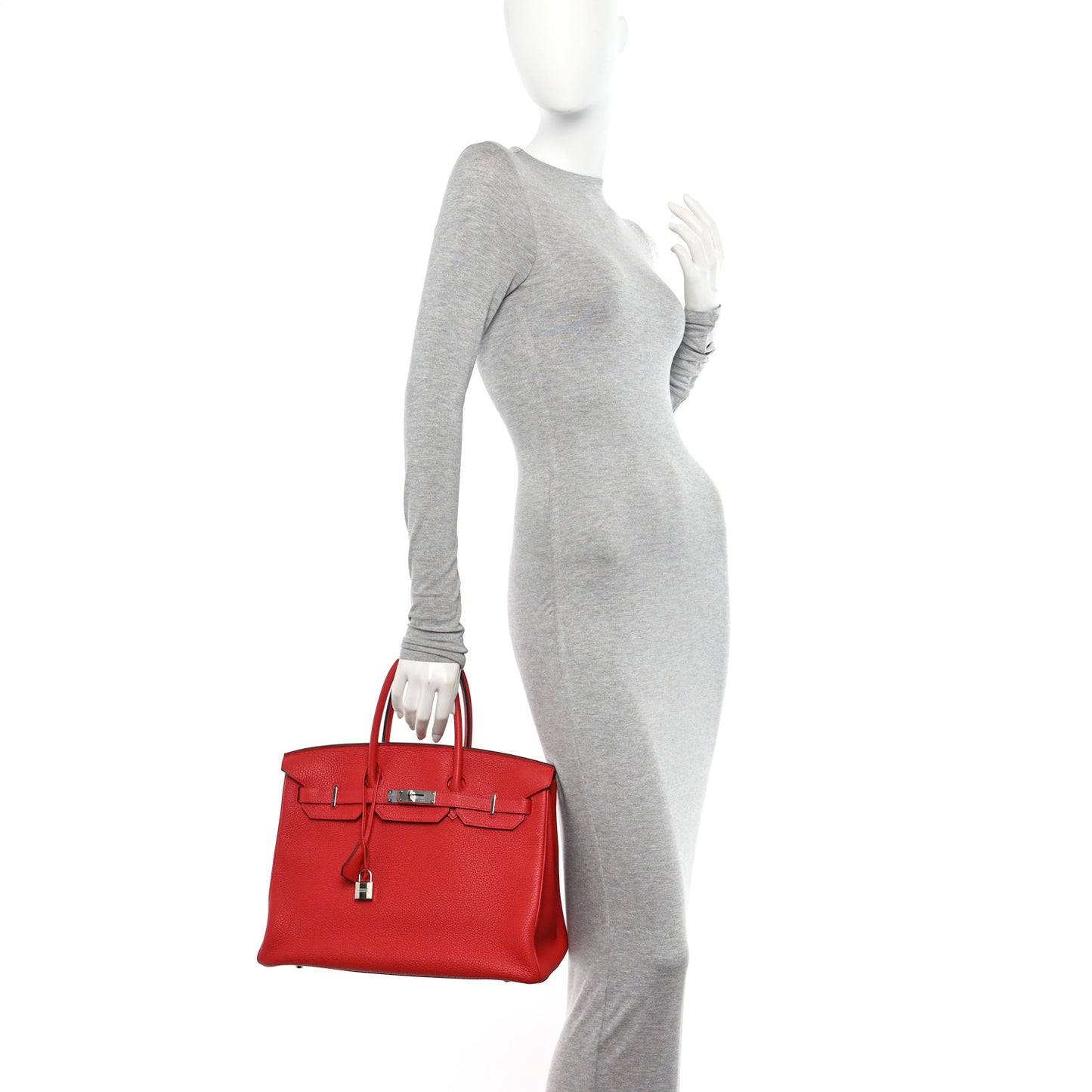 Togo Birkin 35 Rouge Casaque