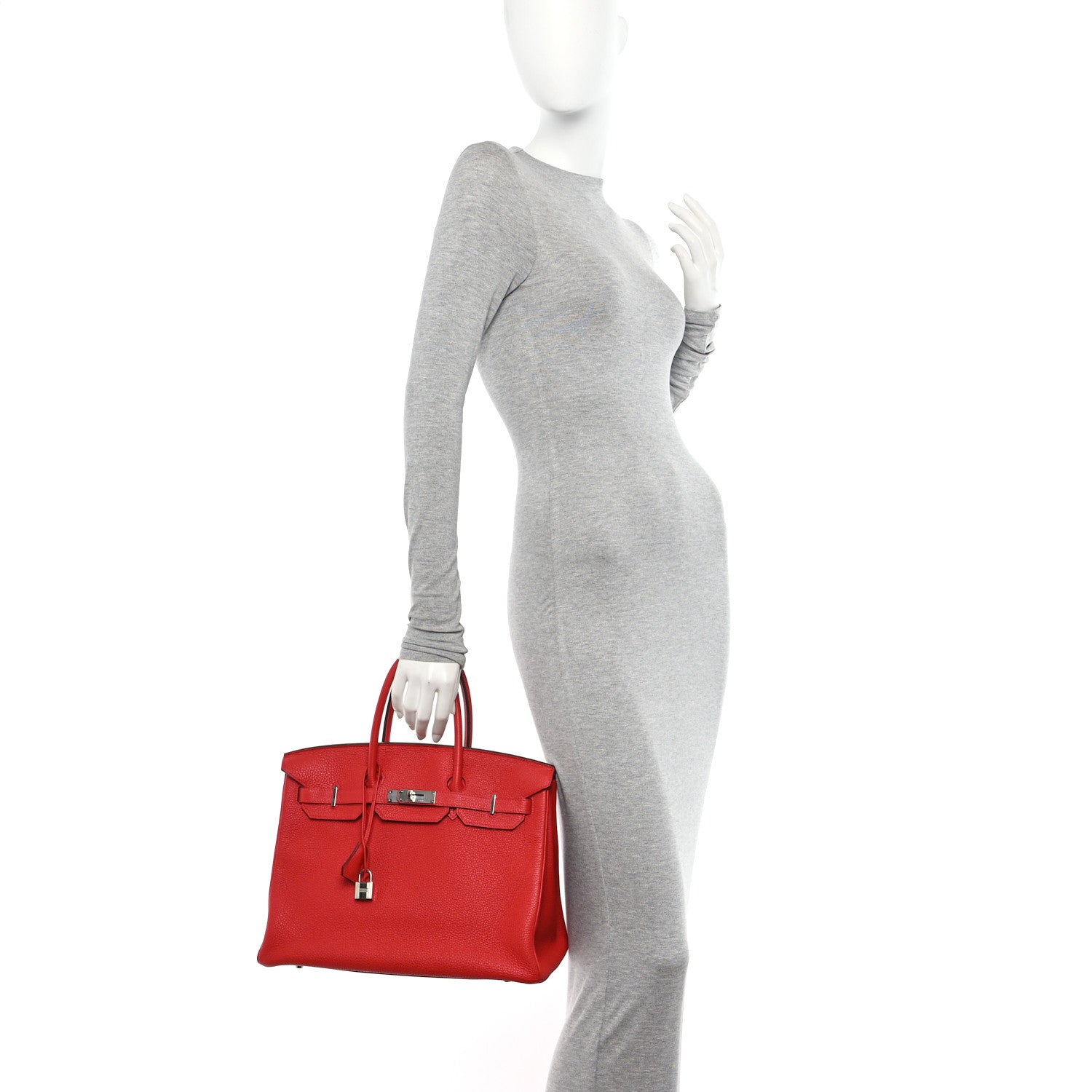 Hermes Togo Birkin 35 Rouge Casaque 2 of 16