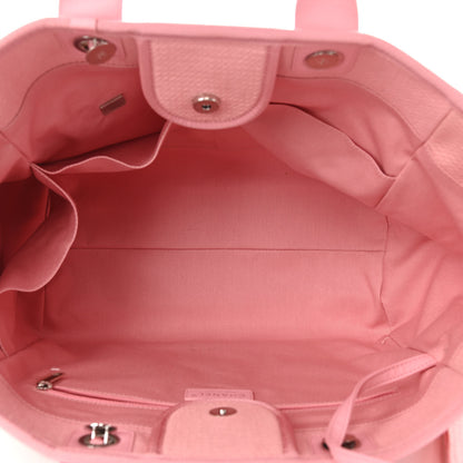Chanel Mixed Fibers Medium Deauville Tote Pink 6 of 12