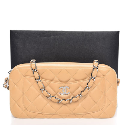 Chanel Lambskin Quilted Timeless Camera Case Beige 8 of 8