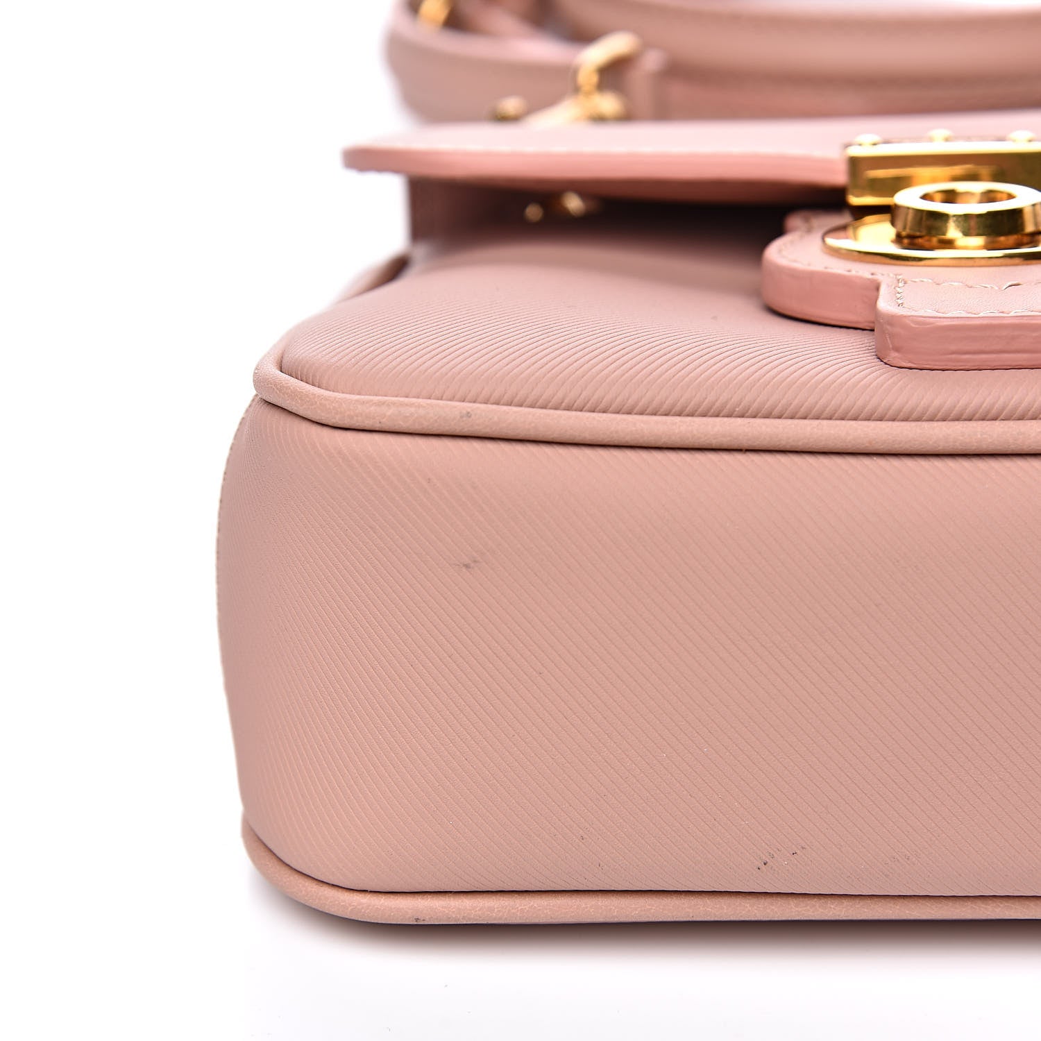 Burberry Trench Calfskin Mini DK88 Top Handle Bag Ash Rose 9 of 10
