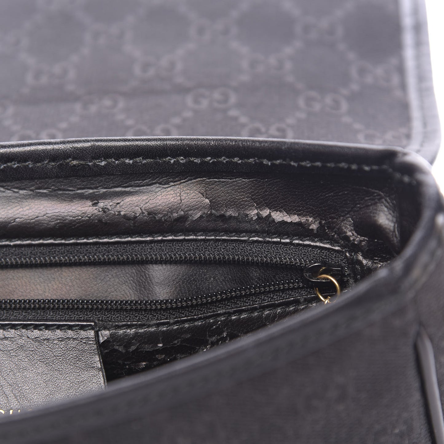 Monogram Shoulder Bag Black