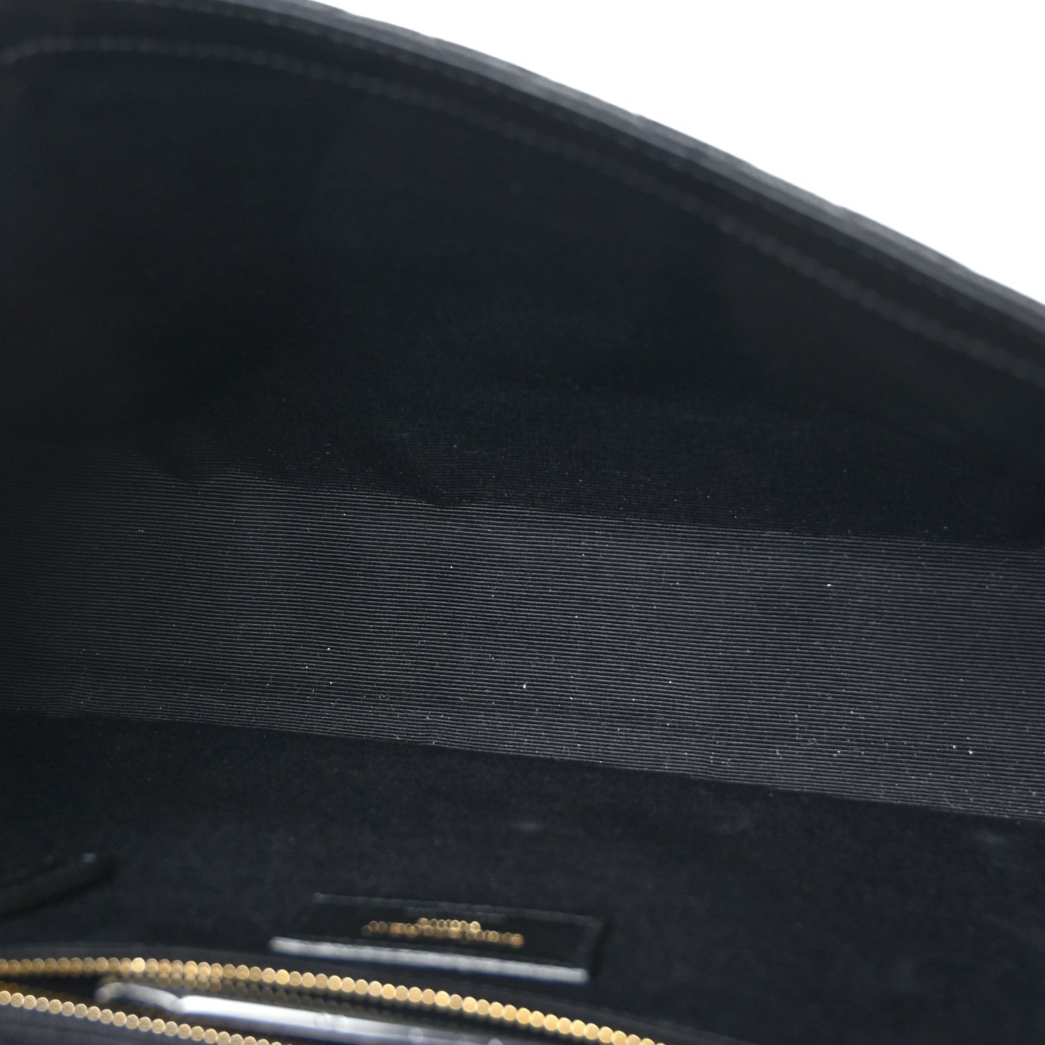 Saint Laurent Grain De Poudre Textured Mixed Matelasse Large Triquilt Monogram Satchel Black 4 of 8