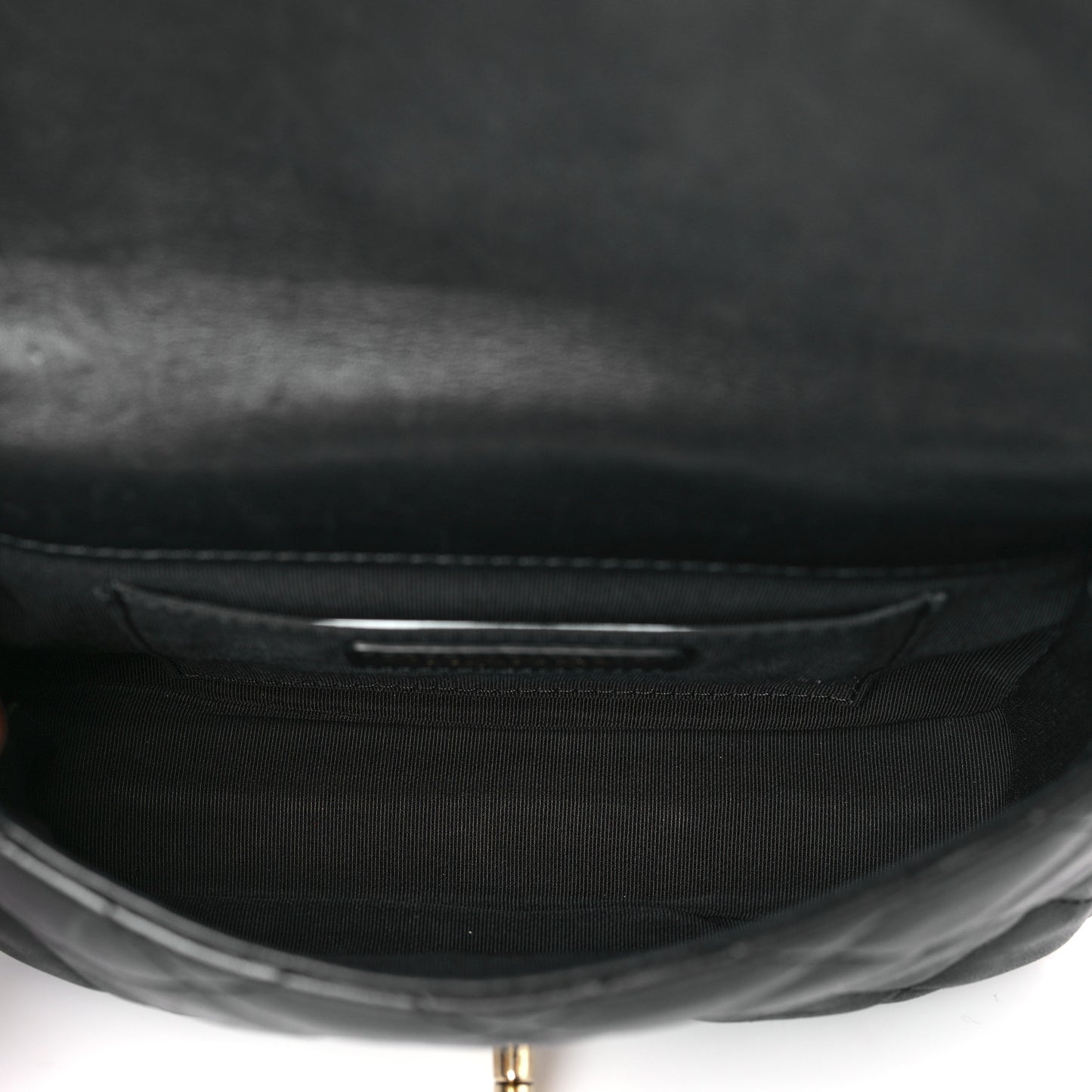 Lambskin Quilted Mini My Precious Flap Black