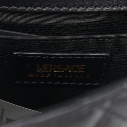Versace Nappa Quilted Small Medusa Chain Crossbody Black 6 of 10