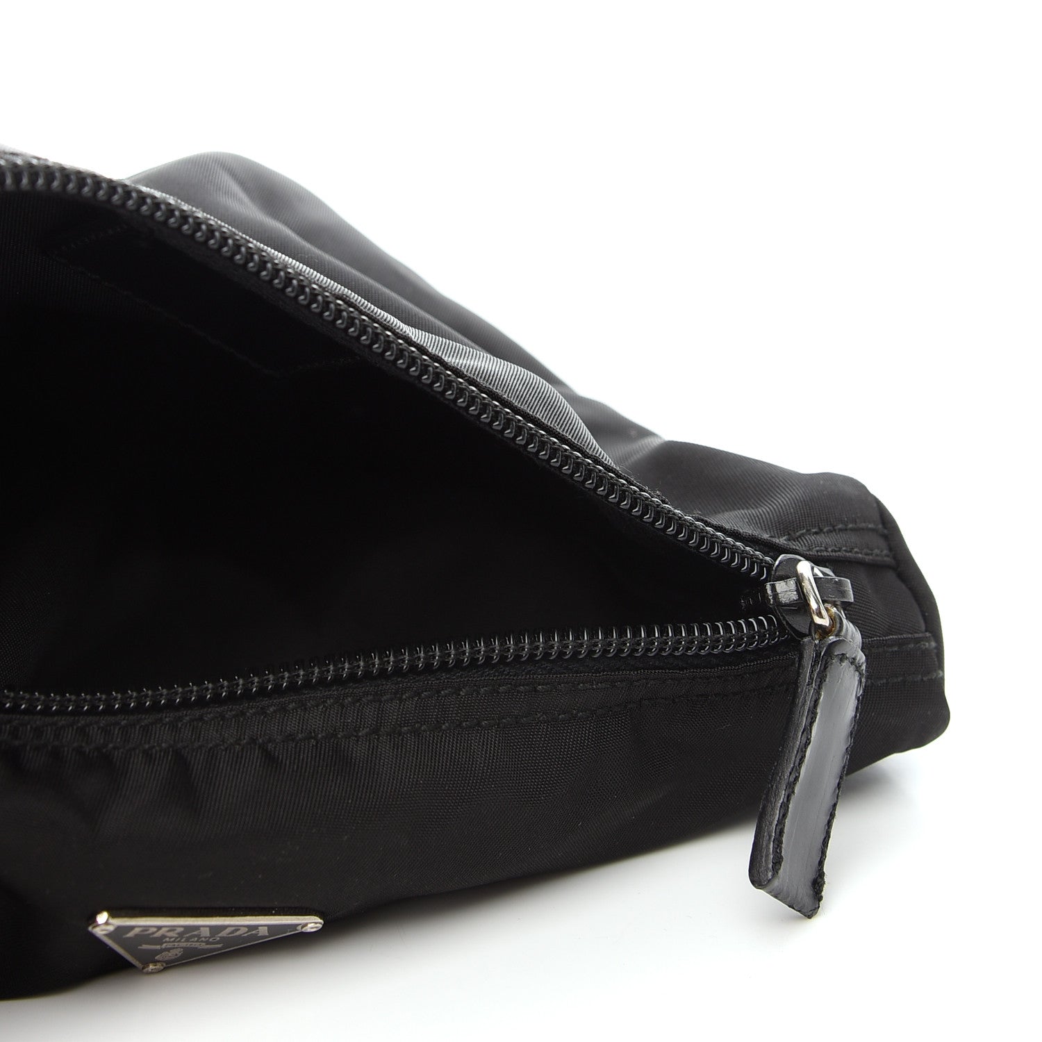 Prada Nylon Vela Cosmetic Pouch Black 5 of 6