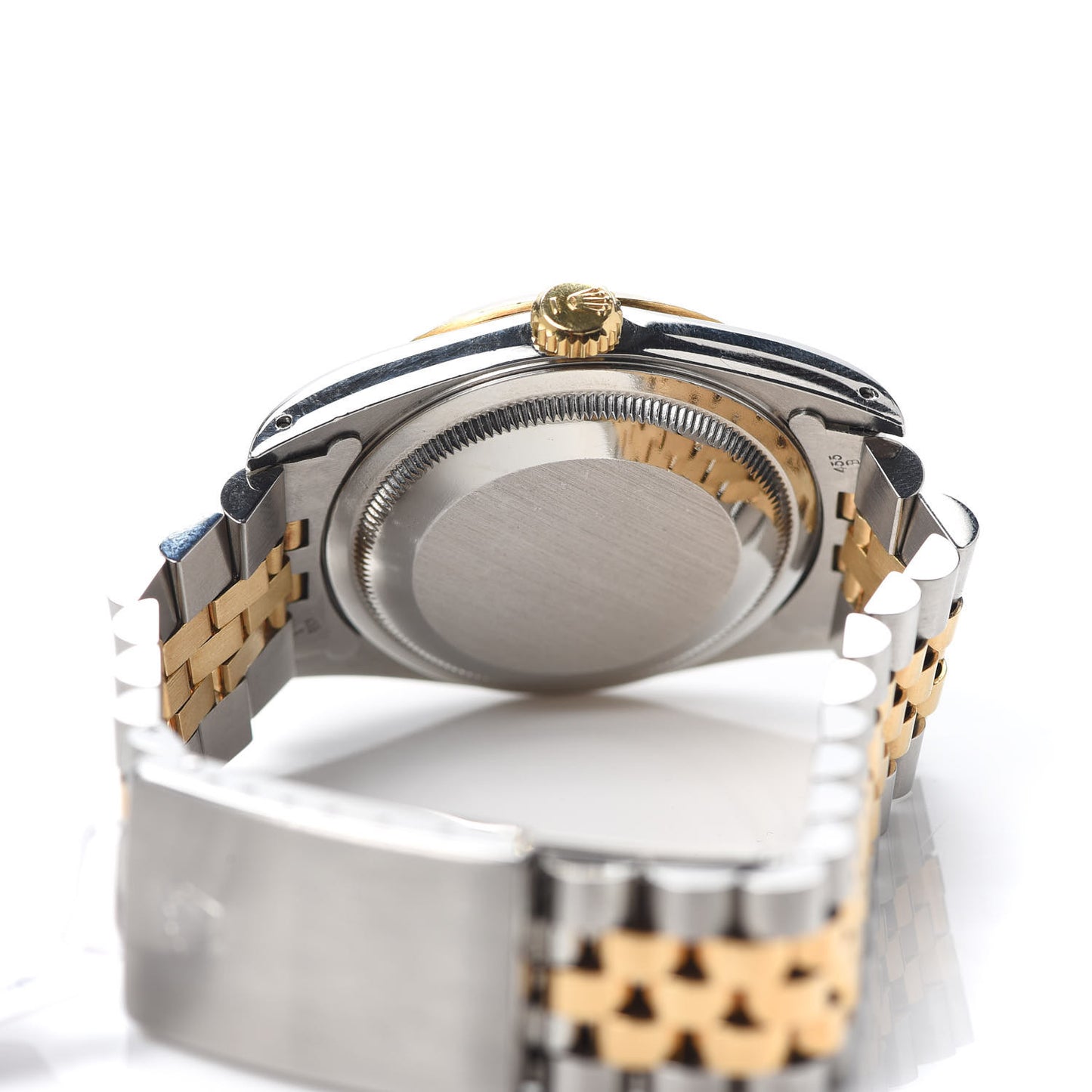 Stainless Steel 18K Yellow Gold Diamond 36mm Oyster Perpetual Datejust Watch Champagne 16233