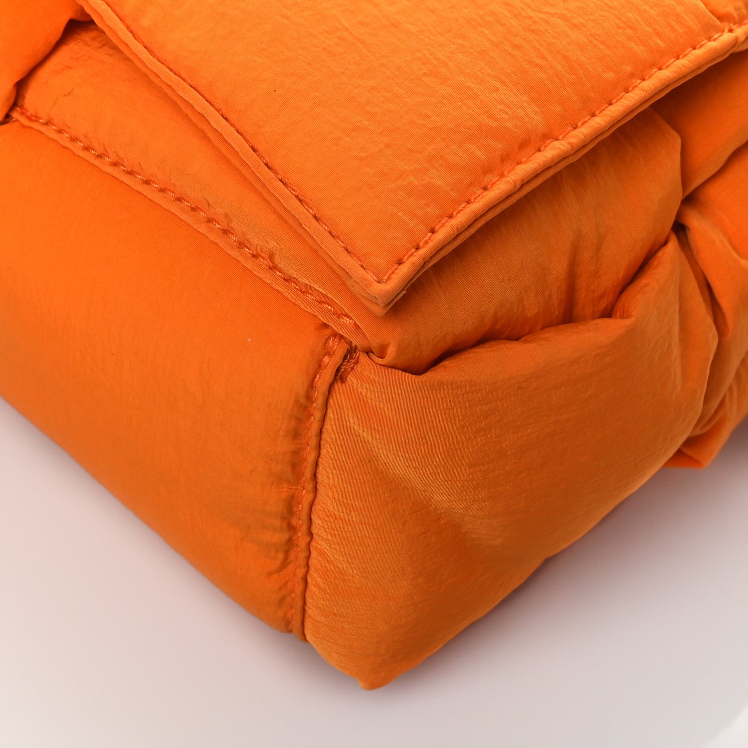 Bottega Veneta Nylon Intrecciato Padded Tech Cassette Bag Orange 11 of 11