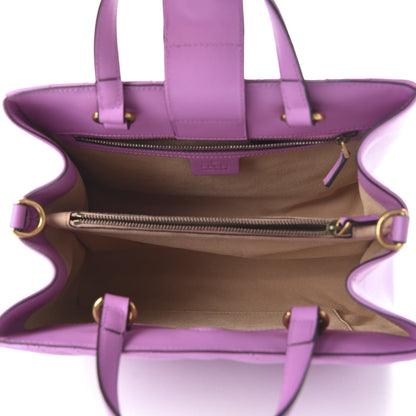 Gucci Calfskin Matelasse Small GG Marmont Tote Candy Mousse 9 of 20