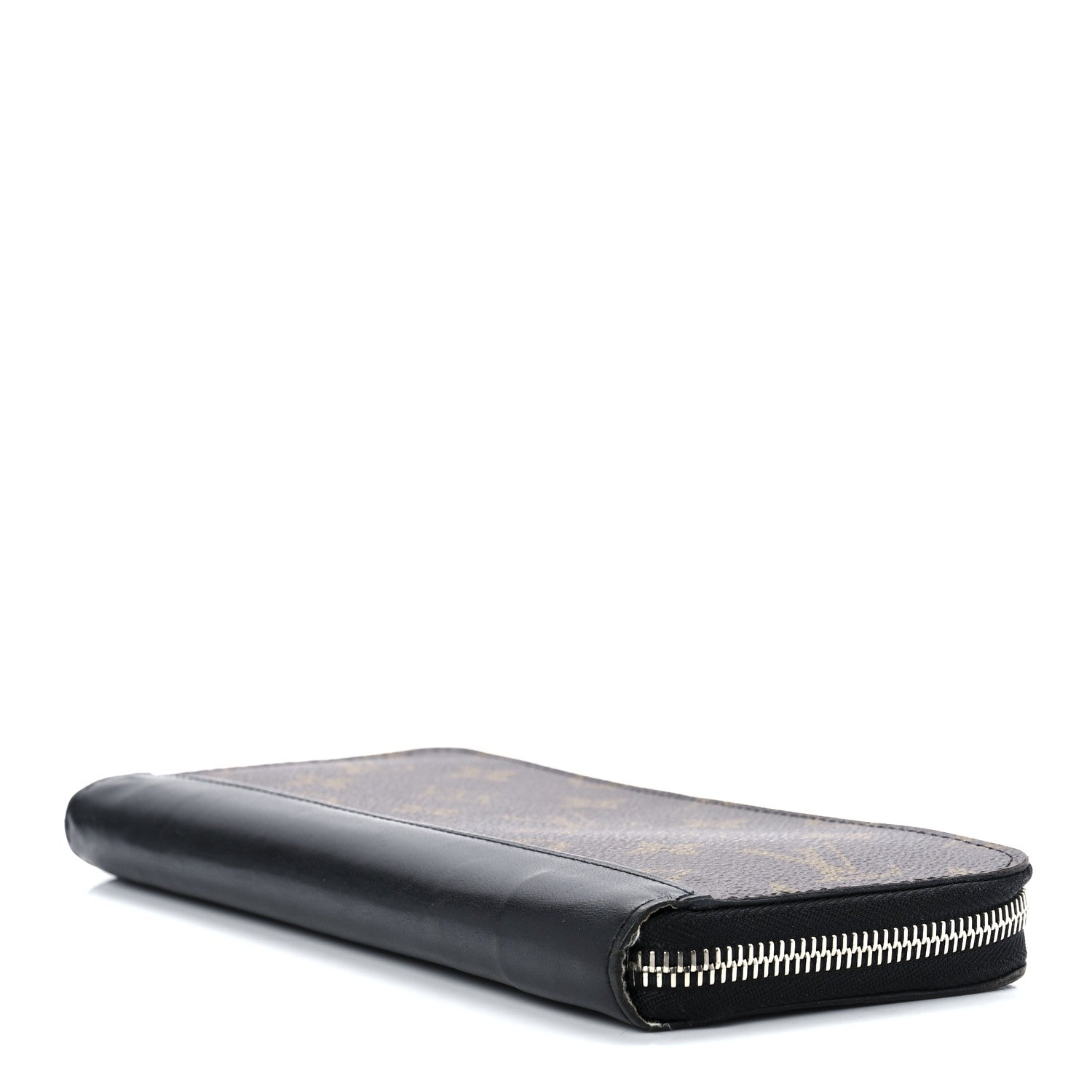 Louis Vuitton Monogram Macassar Vertical Zippy Wallet 4 of 12