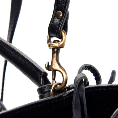 Balenciaga Calfskin Papier Mini A4 Tote Black 15 of 17