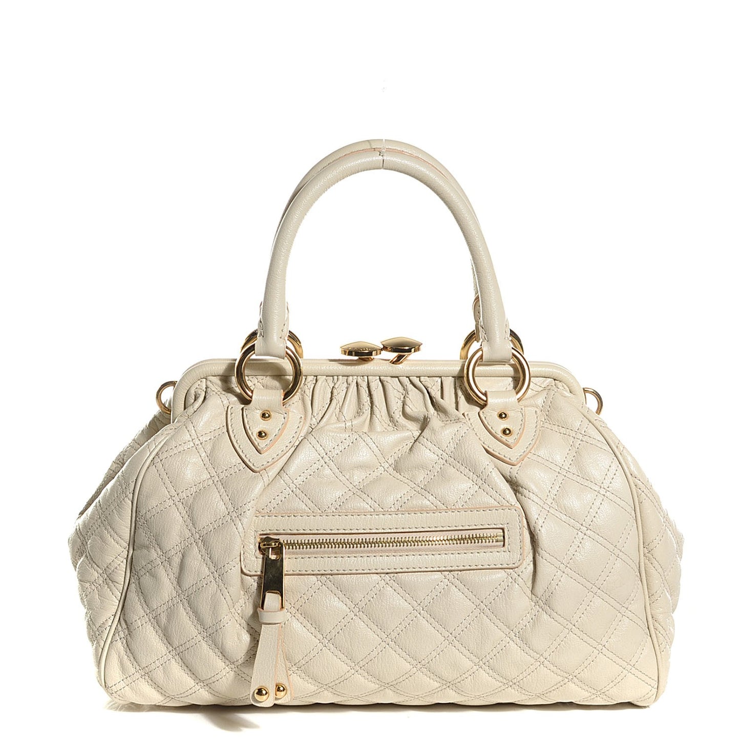 Calfskin Quilted Stam Milk