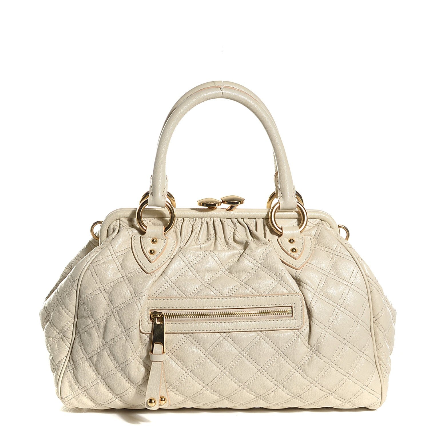 Marc Jacobs Calfskin Quilted Stam Milk 1 of 7