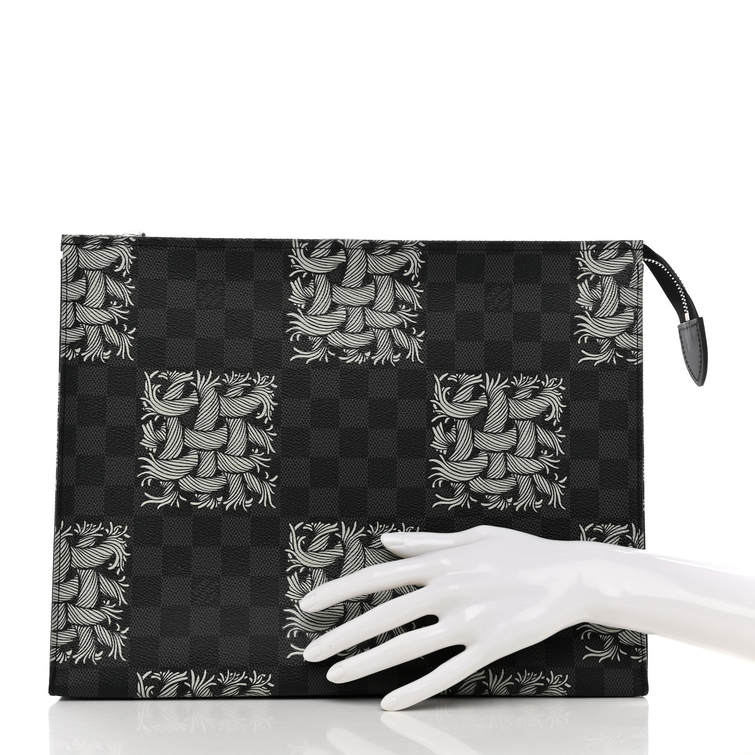 Louis Vuitton Damier Graphite Rope Pochette Voyage White 4 of 7