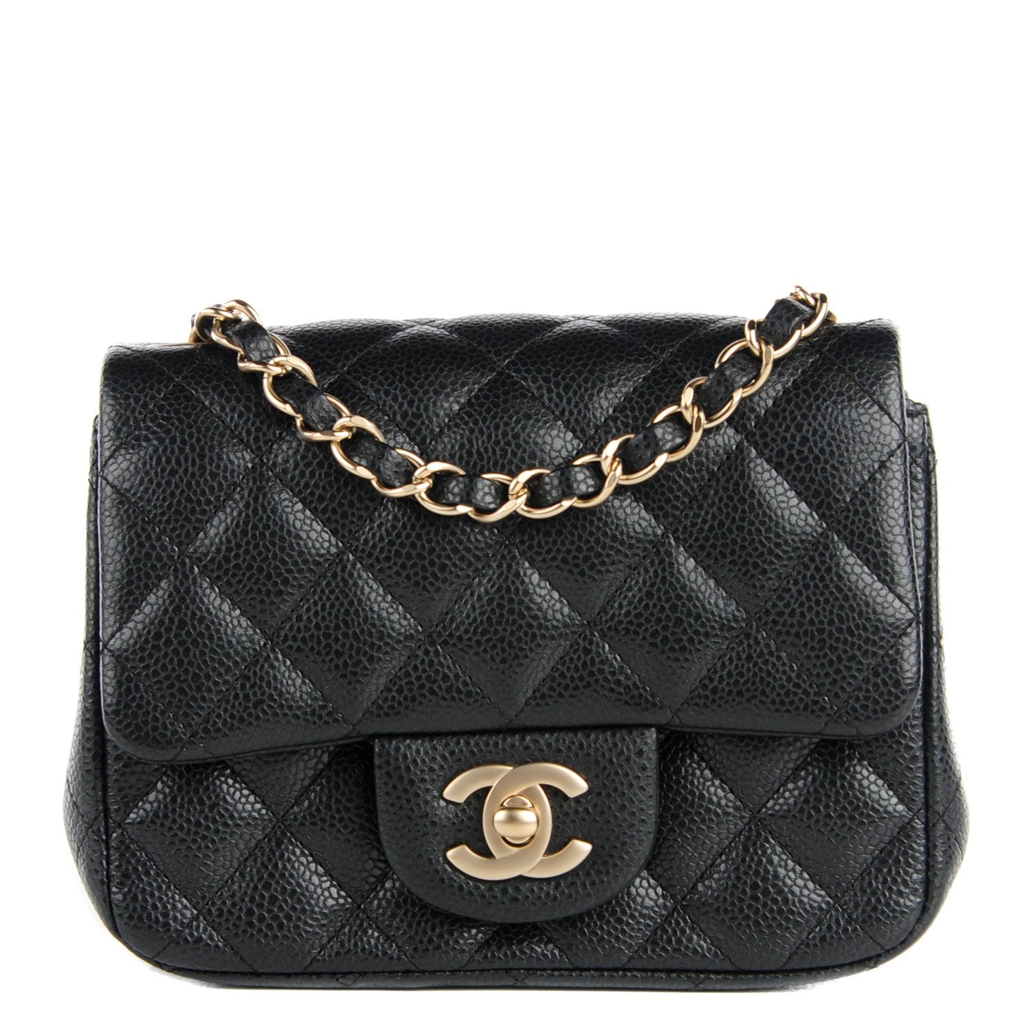 Chanel Caviar Quilted Mini Square Flap Black 1 of 7