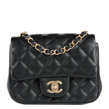 Chanel Caviar Quilted Mini Square Flap Black 1 of 7