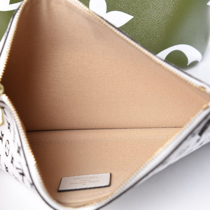 Louis Vuitton Monogram Giant Neverfull MM Kaki 7 of 14